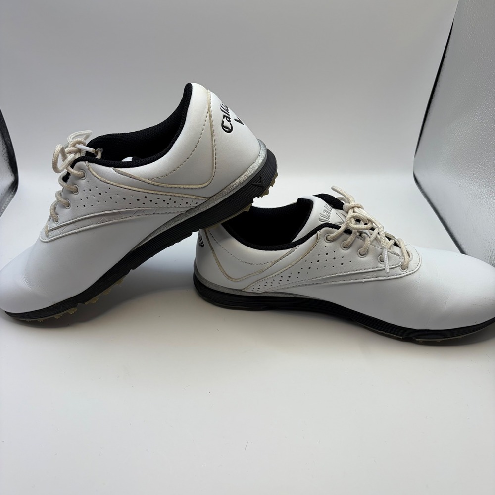 Callaway CGW105WT Womens White Spikeless Golf Shoes Size 8 Low Top Sneakers - Picture 5 of 7